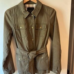 Talbots Women's Khaki Utility Jacket